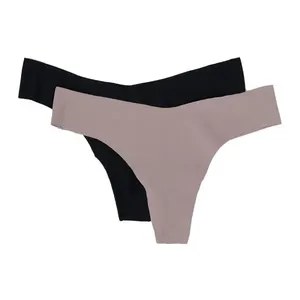 Kit 2 Calcinhas Fio Dental Make Preto / Bege Preto / Bege - P
