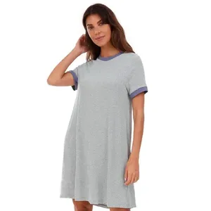 Camisola Curta Jeans Listrado Jeans Listrado - M