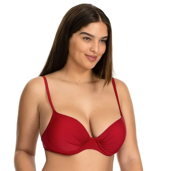 Top Biquíni Com Bojo Essence Vermelho Vermelho - 44