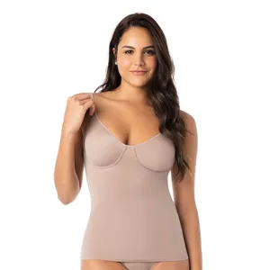 Camiseta Plus Modeladora Sem Aro Nozes Nozes - EG