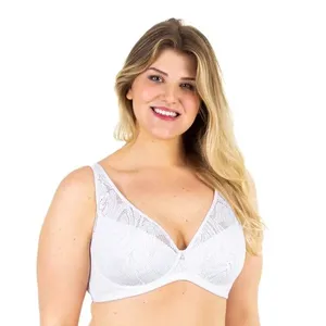 Sutiã Com Bojo de Espuma Plus Nice Branco Branco - 46