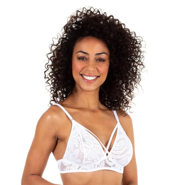 Sutiã Strappy Nice Branco Branco - M