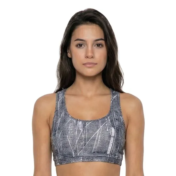Top Fitness Estampado Rajado Rajado - G