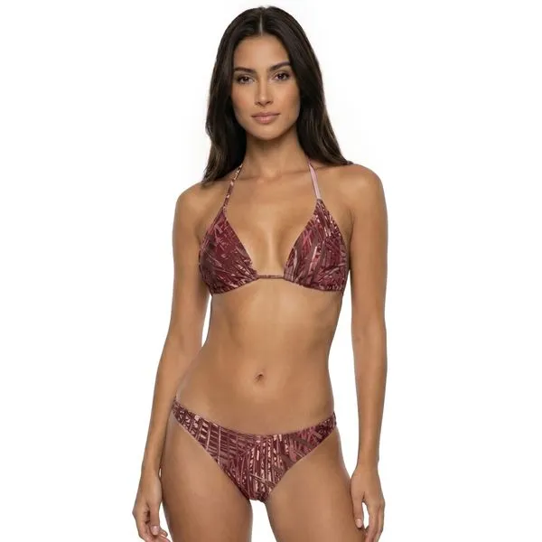 Conjunto de Biquíni Top Cortininha e Calcinha Biquíni Surface Folhagem 65560 Folhagem 65560 - G