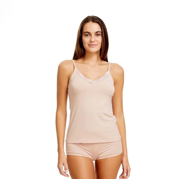 Camiseta Alças Finas Dream Rosa Rosa - G