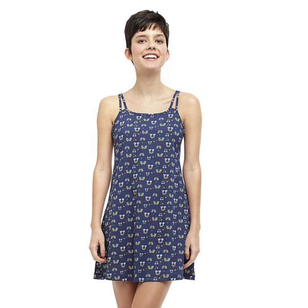 Camisola de Alcinha Estampada Rainbow Marinho Marinho - M