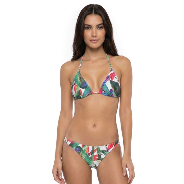 Conjunto de Biquíni Top Cortininha e Calcinha Biquíni Surface Tropical Tropical - G