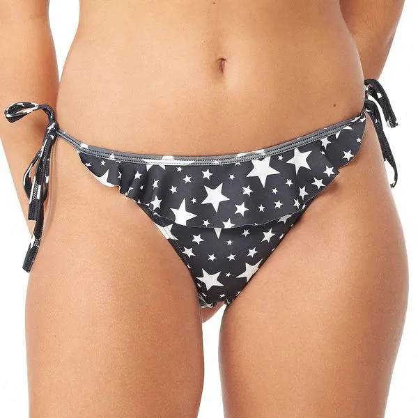 Calcinha Praia String Com Babado Sorvete Estrela Estrela - G