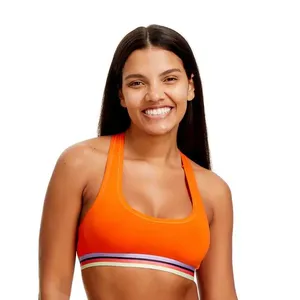 Top Costas Nadador Pop Laranja Laranja - M