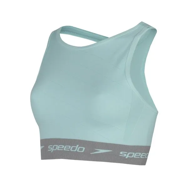 Top Duplo Losango - VERDE AGUA P