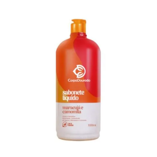 Sabonete Liquido Corpo Dourado 1L Maracujá E Camomila