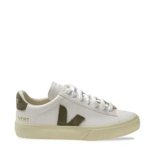 Tênis Vert Campo Chromefree Couro Extra White Kaki CP0502347F-39