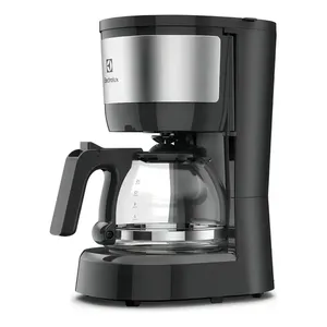 Maquina Café Cafeteira Elétrica Electrolux Em Inox 15 Xícara Cor Preto/inox 110v