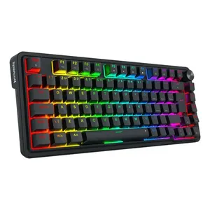 Teclado Magnético Redragon Ucal 8000k Polling Rate 0.01mm Rapid Trigger/Socd Rgb Switch Ultramag Padrão ABNT2 Com knob de volume