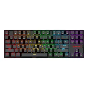 Teclado Mecânico Gamer Kumara Elite Preto K552-krs Iluminação Rainbow Preto Português Brasil Redragon