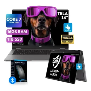 Asus Vivobook 2 En 1 Core Ultra 7 256v 1tb Ssd 16gb Ram Tela Touch Wuxga 1920 Px X 1200 Px Intel Arc Graphics Inclui Windows instalado Laptop 14-tp3407sa Com presente
