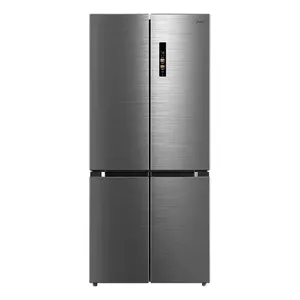 Geladeira Frost Free 4p 474l Inverter Smart Cor Inox Midea Cor Prateado