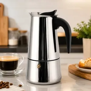 Cafeteira Italiana Inox - 6 Xícaras Cafe Expresso