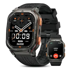 Kospet M3 Ultra Relogio Smartwatch Masculino,1.96"Amoled Relogio Esportivo Inteligente Gps,5atm& Ip69k Chamadas Bluetooth Monitor De Frequência Cardíaca/SPO₂/Sono,60 Dias De Bateria,170 Modo Esportivo