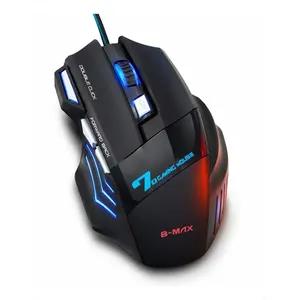 Mouse Gamer X7 Rgb 2400 Dpi 7 Botões Usb Led Ergonômico