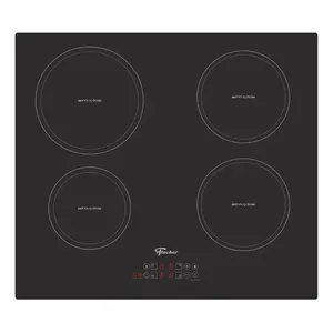 Cooktop de Indução Fischer 4 Bocas Vitrocerâmica com Touch Screen 220V