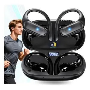Fone De Ouvido Bluetooth Esportivo A520 Tws Compatível Com iPhone E Android Com Gancho E Sem Fio Ideal Para Academia E Corrida Ou Caminhada