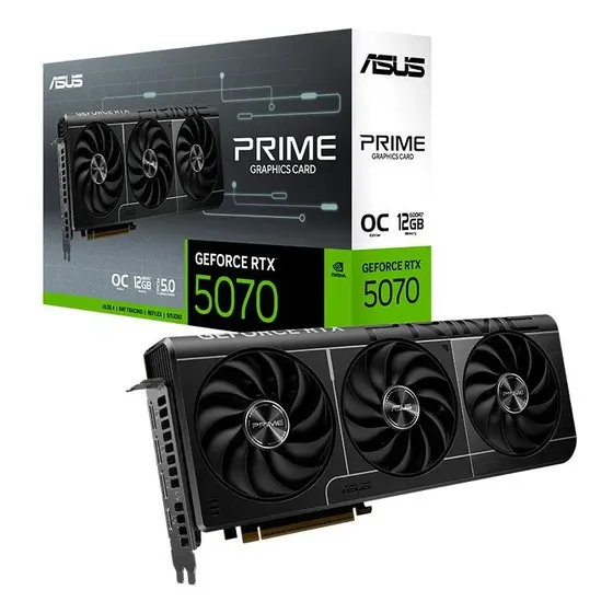 Placa De Video Geforce Nvidia Asus Rtx5070 12gb Prime Oc