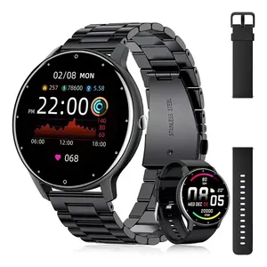 Smartwatch Mertto Esportivo ZL02 Com 2 Pulseiras, Tela de 1.39" para Android e iOS