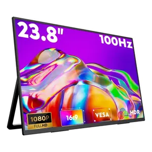 Monitor Gamer Portátil 23,8'' Ips Com Suporte Ajustável 180°