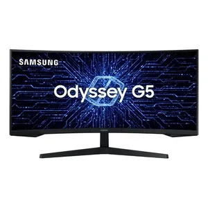 Monitor Gamer Curvo Samsung Odyssey 34" G5 165 Hz 1ms Ultrawide Preto