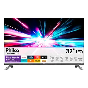 Smart Tv Philco 32'' Hd Led Roku Tv Bivolt Alexa P32crb