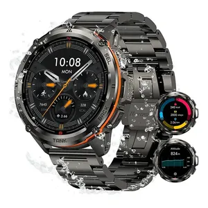 Smartwatch Kospet T3 Ultra Tank com GPS e Chamada Bluetooth para Homens