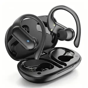Fone de Ouvido JSKJ RAP-A520V2 Sem Fio Bluetooth In-ear Com Cancelamento de Ruído e LED Para Academia