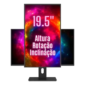 Monitor Fox 19.5 Led Hd Tela Gira Ajuste Altura Rotação 75hz