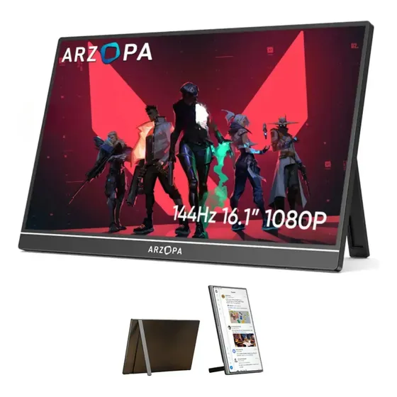 Monitor Portátil Arzopa Z1fc 16.1 Fhd 1080p 144hz