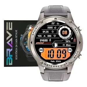 Smartwatch Dunanda Brave com GPS Duplo, Tela AMOLED e Monitor Saúde para Esporte