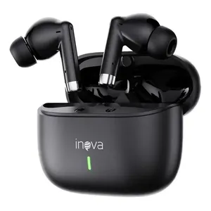 Fone De Ouvido Sem Fio Bluetooth 5.3 Tws Intra-auricular 50h Fone De Ouvido Bluetooth Sem Fio Tws Bateria De Longa Duração Cor Preto, Inova
