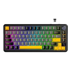 Teclado Mecânico Sem Fio Attack Shark X85pro 75% Tela Tft