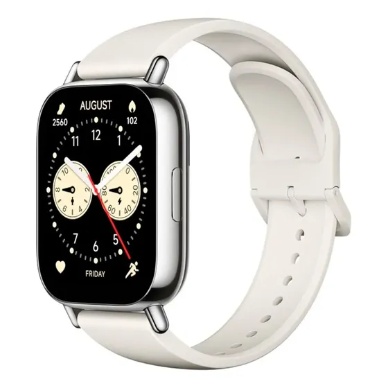 Relogio Smartwatch Xiaomi Redmi Watch 5 Lite Gps Tela Amoled Caixa Cinza Pulseira Cinza Bisel Cinza Desenho Da Pulseira Mesh