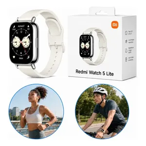 Relógio Smartwatch Redmi Watch 5 Active Lite Xiaomi Branco Gold Prateado