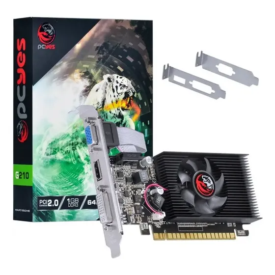Placa Vídeo Nvidia Geforce Gt 210 1gb Hdmi (caixa Com Avaria