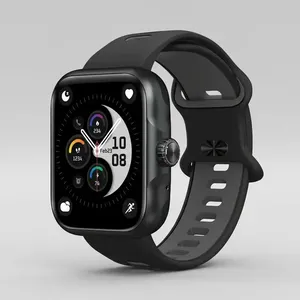 Relogio Smartwatch Action Gps Alexa Strava Prova D'água 3atm Preto Esportivo Preta