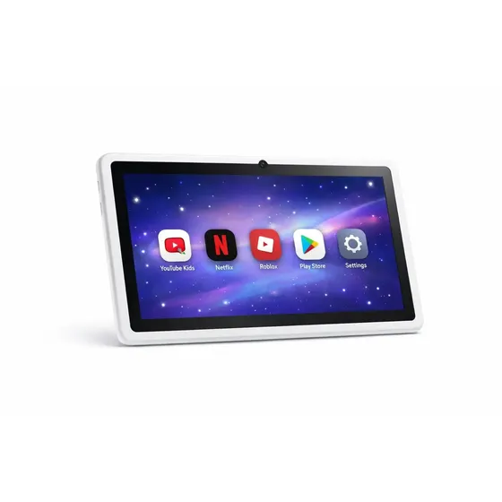 Tablet Infantil Criança Adulto 128gb 8gb Ram Android 14 Wifi Processador Octa-core Tela Hd Ips 7 Polegadas Capa Rosa Resistente Kit Completo Com Câmera Jogos Videos Educativos Controle Parental