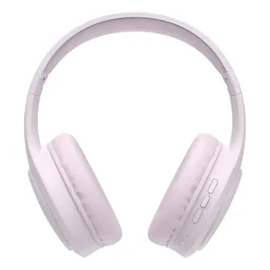 Fone De Ouvido Headphone Dapon H02d Bluetooth 5.1 Over-ear 22 Horas De Bateria Rosa