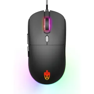Mouse Gamer Para Jogo Usb Zon Evolut Ótico 7200 Dpi Efeitos Led Rgb Software Macro Programável Profissional