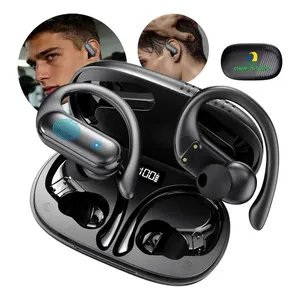 Fone de Ouvido JSKJ A520 TWS Esportivo Com Bluetooth e Microfone IPX5 Para Corrida