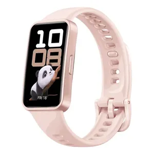 Smartband Huawei Band 10 Rosa, Tela AMOLED de 1.47" para Android e iOS