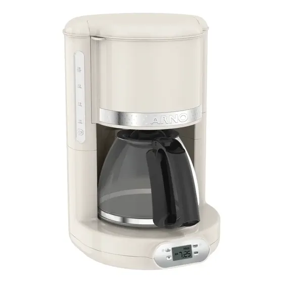 Cafeteira Arno Linha Soleil com Jarra de 1,25L e Sistema Corta Gotas Marfim SFCM
