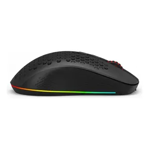 Mouse Gamer Redragon Hana Rgb Preto Sensor Paw3104 7200 Dpi Preto
