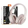 Fone De Ouvido Headphone Bluetooth 5.4 Basike Ba-FON193 Sem Fio Over-Ear Com Cancelamento Ativo De Ruído ANC Microfone Bateria 40h Isolamento Acústico Hi-Fi Premium Rosa